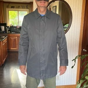 Calvin Klein Mens Jacket, Gray, Large Slim Fit NWOT